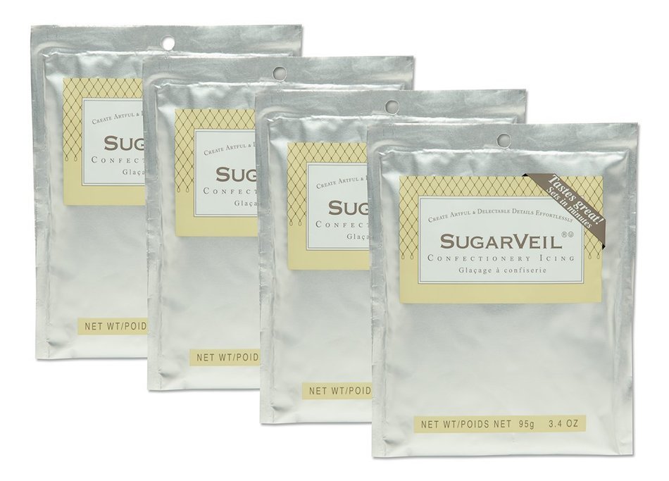 SugarVeil&reg; 4-pack of 3.4 oz SugarVeil Confectionery Icing
