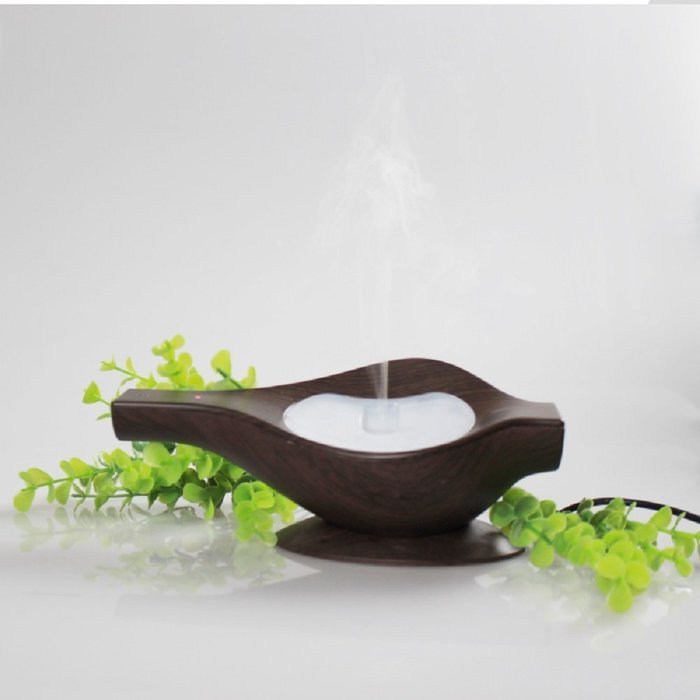 BEW Aromatherapy Diffuser,Wood Grain Cool Mist Ultrasonic Humidifier for Office Home Bedroom Living Room Study... N45
