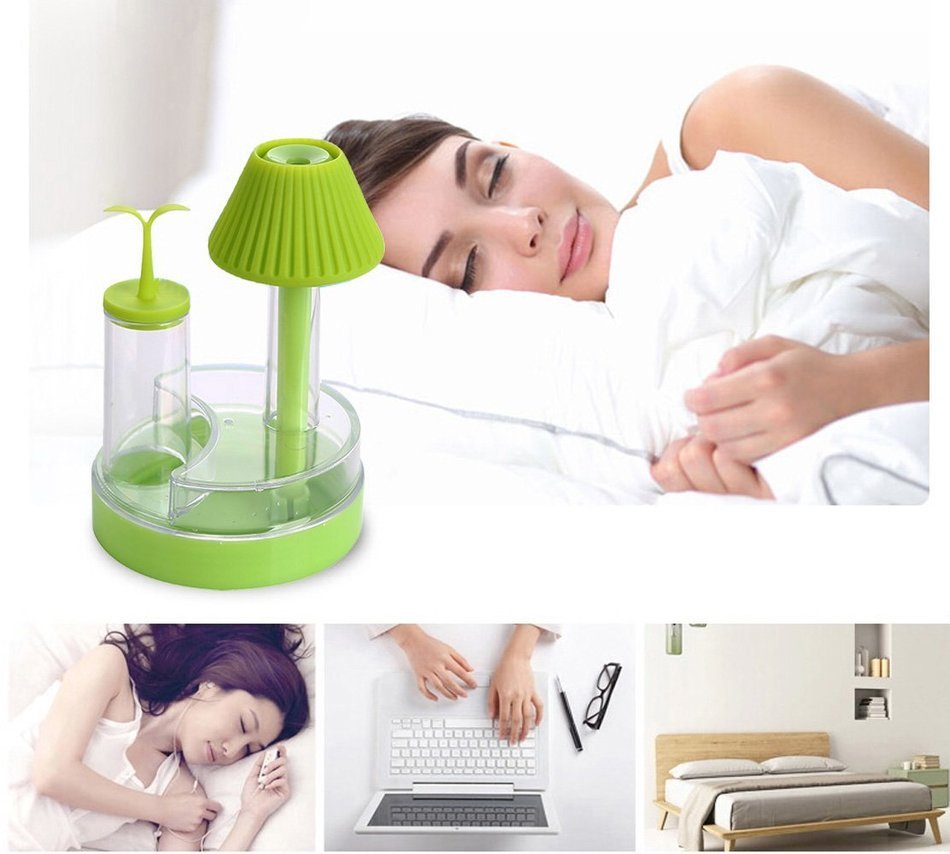 Haoran 250ml Mini Table Lamp Humidifier USB Portable Ultrasonic Cool Mist Air Diffuser with Color LED Nightlights... N28