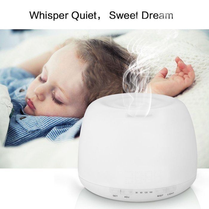 Jhua 400ml Aromatherapy Essential Oil Diffuser Cool Mist Humidifier and Night LED Lights Aroma Diffuser with Waterless... N5