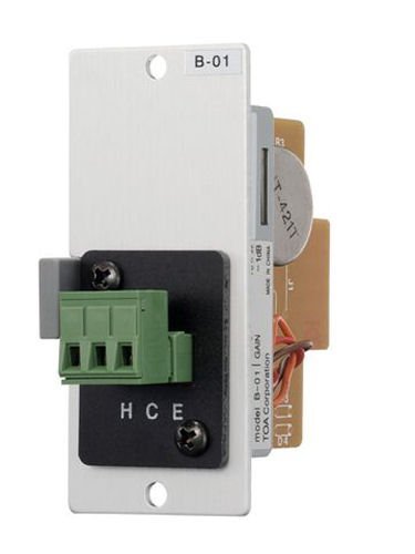 TOA B-01F Transformer Bal. Line Input Module w/Female XLR