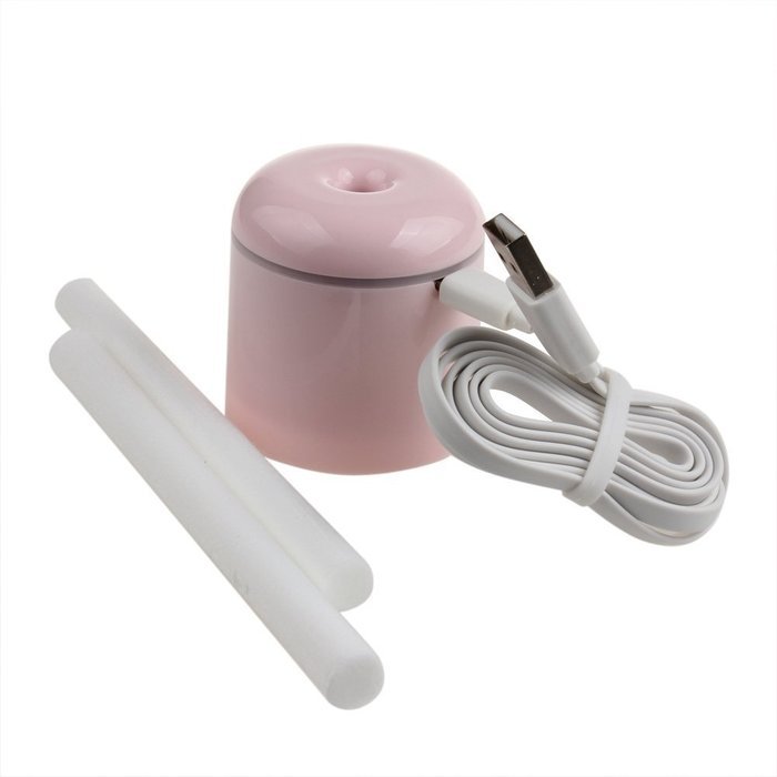 "JackS" Bright Color Cute Bottle Caps Humidifier (Pink KM-USB-CH-03) N7