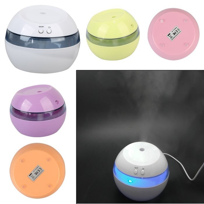 stargoldenbell USB Portable Mini Humidifier Aromatherapy Diffuser Moist Air for Office Car Home Bedroom,white N15