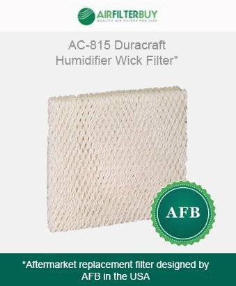 AC-815 Duracraft Humidifier Wick Filter. Fits Duracraft humidifier model #&rsquo;s DH804, DH805 and DH815. Designed...