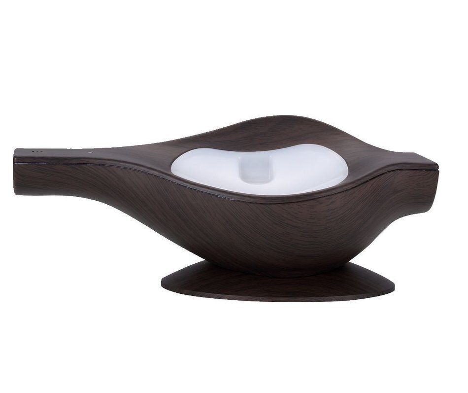 BEW Aromatherapy Diffuser,Wood Grain Cool Mist Ultrasonic Humidifier for Office Home Bedroom Living Room Study... N61