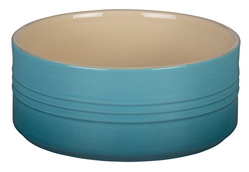 Le Creuset of America Stoneware Souffle Dish, 1-Quart, Caribbean