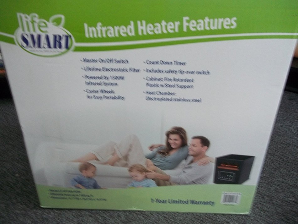 Lifesmart LS-4P1500HOM Plastic Infrared Heater N3