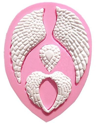 Angel Wings Multi Cavity Silicone Mold for Fondant, Gum Paste and Chocolate