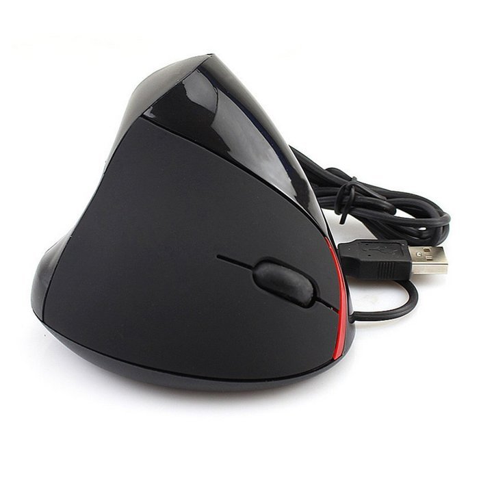 Spritech(TM) USB Wired Health Vertical Mouse Human Ergonomic Wireless Mouse 5 Button Vertical Ergonomic Mouse N7