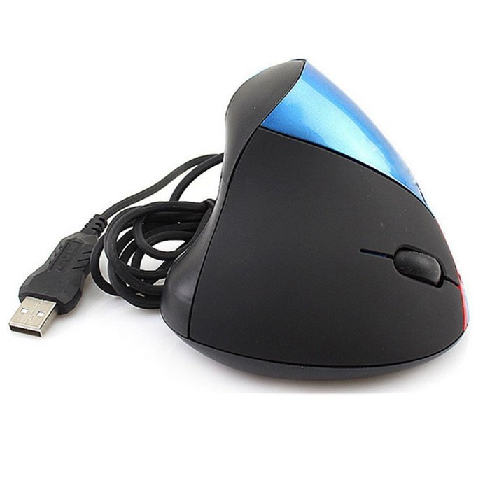 Spritech(TM) USB Wired Health Vertical Mouse Human Ergonomic Wireless Mouse 5 Button Vertical Ergonomic Mouse N9