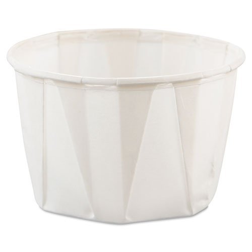Treated Paper Souffle Portion Cups 2oz White 250/Bag