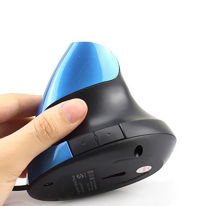 Spritech(TM) USB Wired Health Vertical Mouse Human Ergonomic Wireless Mouse 5 Button Vertical Ergonomic Mouse N10