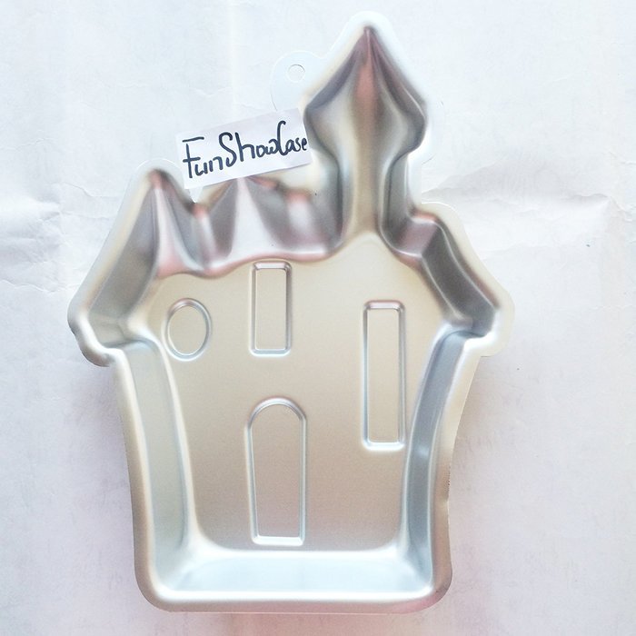 Halloween Theme " The Haunted House / Spook House / Ghostly Church " Metal Cake Tin Novelty Pastry Baking Pan...