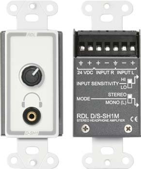 RDL D-SH1M Stereo Headphone Amplifier - Power Supply Included