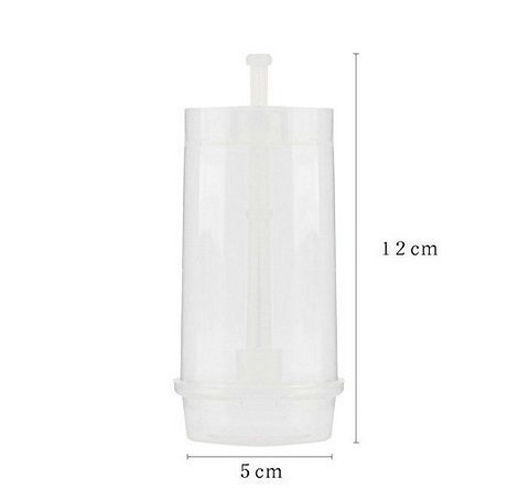 ASIBT Round Shape Clear Push-Up Cake Pop Shooter (Push Pops) Plastic Containers with Lids, Base & Sticks, Pack... N2