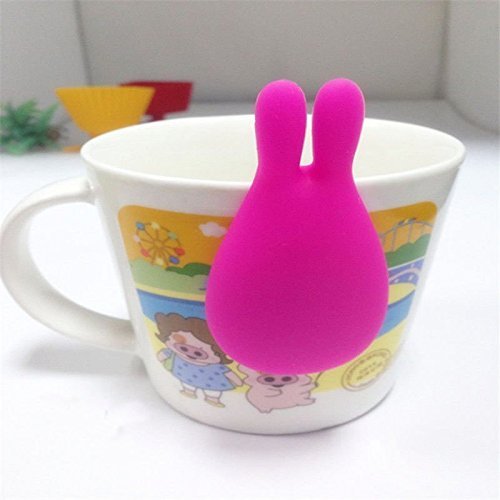 Efbock Cute Snail Shape Silicone Tea Bag Holder Cup Mug Candy Colors Gift Set 5pcs
