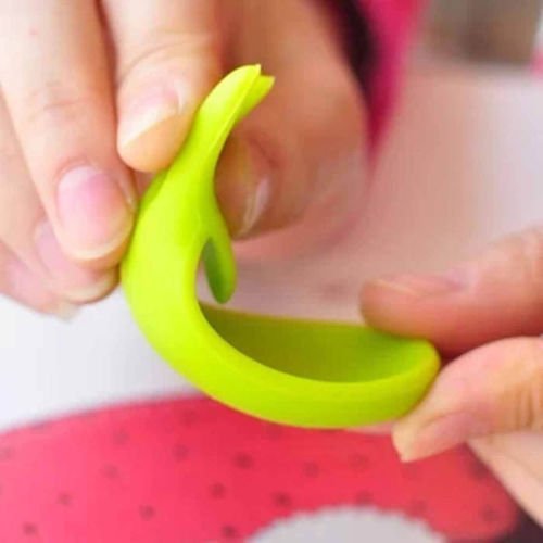 Efbock Cute Snail Shape Silicone Tea Bag Holder Cup Mug Candy Colors Gift Set 5pcs N2