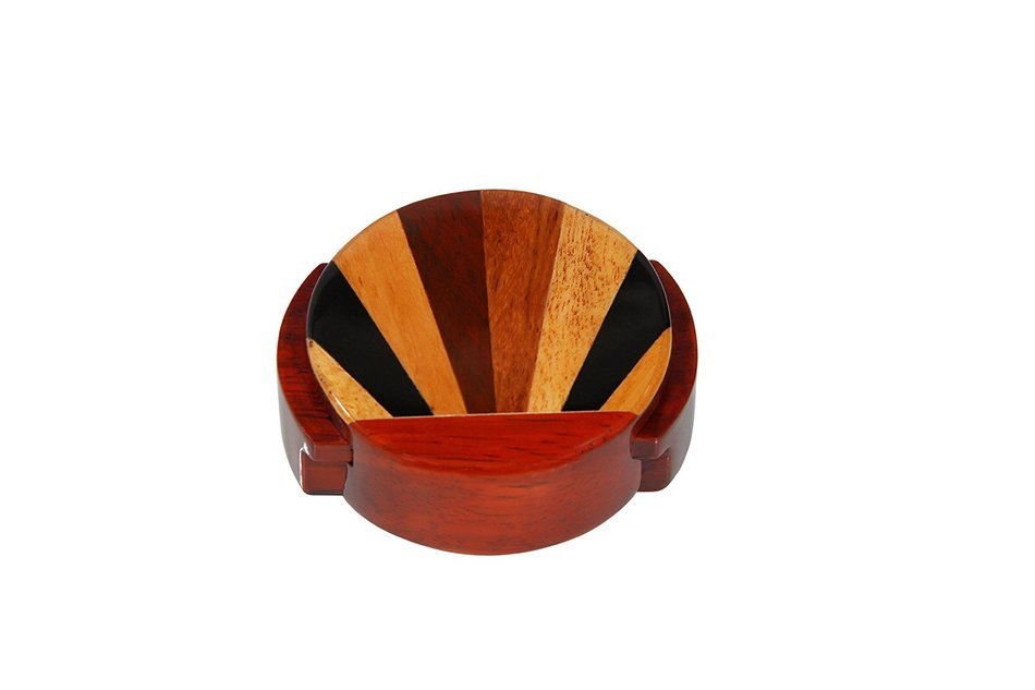 VinoStrumenti Padauk Wood with Horizon Lamination Pinch Action Wine Bottle Foil Cutter