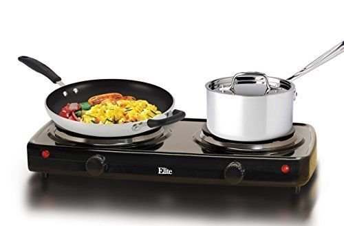 Electric Double 2 Buffet Burner Stove Electric Hot Plate Heating Cooking, yet stylish enough to leave out for... N2