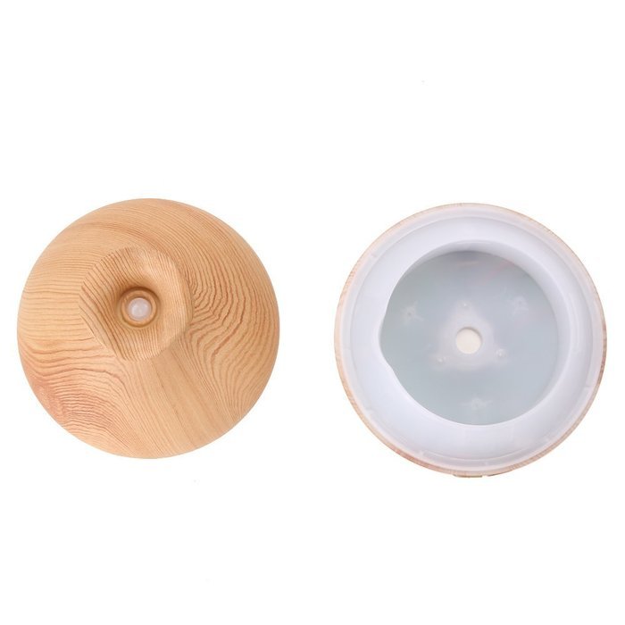 Whitelotous Essential Oil Diffuser Humidifier - Wood Grain 100ml Cool Mist Humidifier Aroma for Office Home Bedroom... N4