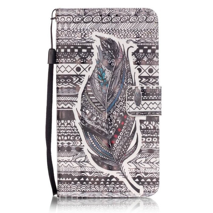 LG K7 Case,LG Tribute 5 Case,Yaheeda [3D Colored Drawing] [Flip Fit] Premium PU Leather Card-Slots Cash-Slots... N49