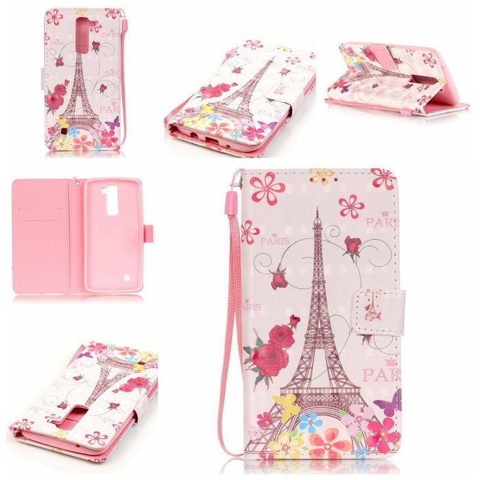 LG K7 Case,LG Tribute 5 Case,Yaheeda [3D Colored Drawing] [Flip Fit] Premium PU Leather Card-Slots Cash-Slots... N51