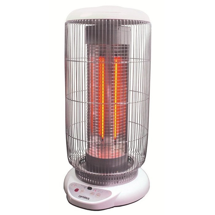 Optimus 22 Tall Oscil Carbon Barrel Heater with Remote