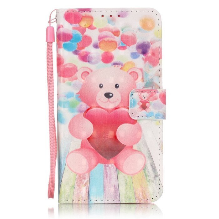 LG K7 Case,LG Tribute 5 Case,Yaheeda [3D Colored Drawing] [Flip Fit] Premium PU Leather Card-Slots Cash-Slots... N56