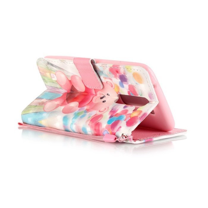 LG K7 Case,LG Tribute 5 Case,Yaheeda [3D Colored Drawing] [Flip Fit] Premium PU Leather Card-Slots Cash-Slots... N57