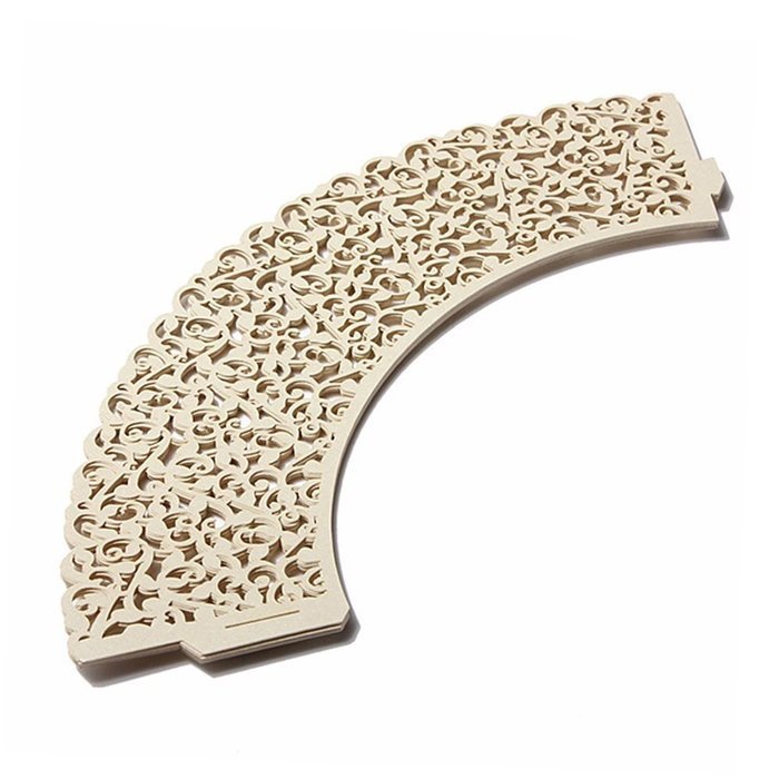 UNIQLED Filigree Artistic Bake Cake Paper Cups Little Vine Lace Laser Cut Liner Cupcake Wrappers Baking Cup Muffin... N3