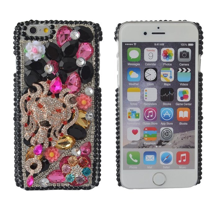 iPhone 6 Plus/6s Plus Case,Yaheeda 3D Fashion Bling PC Hard Case for iPhone 6 Plus/6s Plus [5.5inch] N58