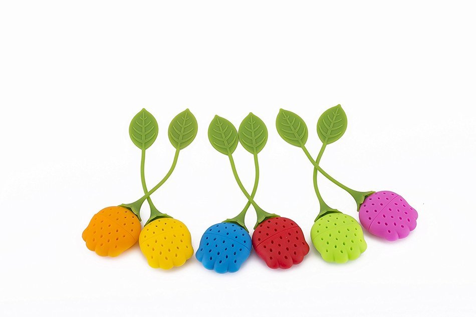 LIFE VIP 6 PCS Silicone Loose Leaf Tea Strainers