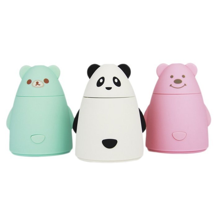 Topbeu Mini Bear Ultrasonic USB Powered Humidifier for Office Single Room (Green) N10