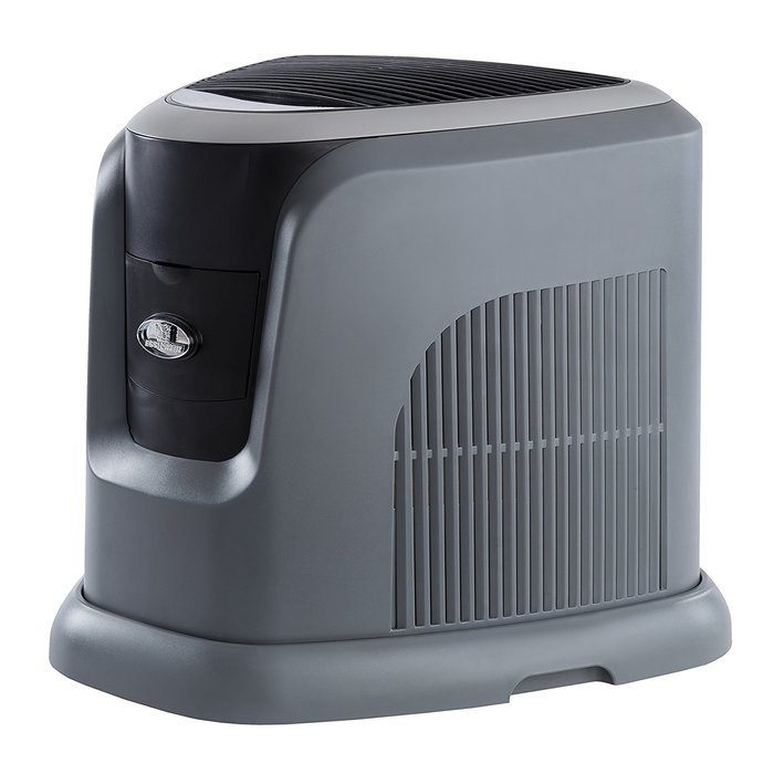 AIRCARE EA1201 Digital Whole-House Console-Style Evaporative Humidifier, Mini, Silver and Black Design N6