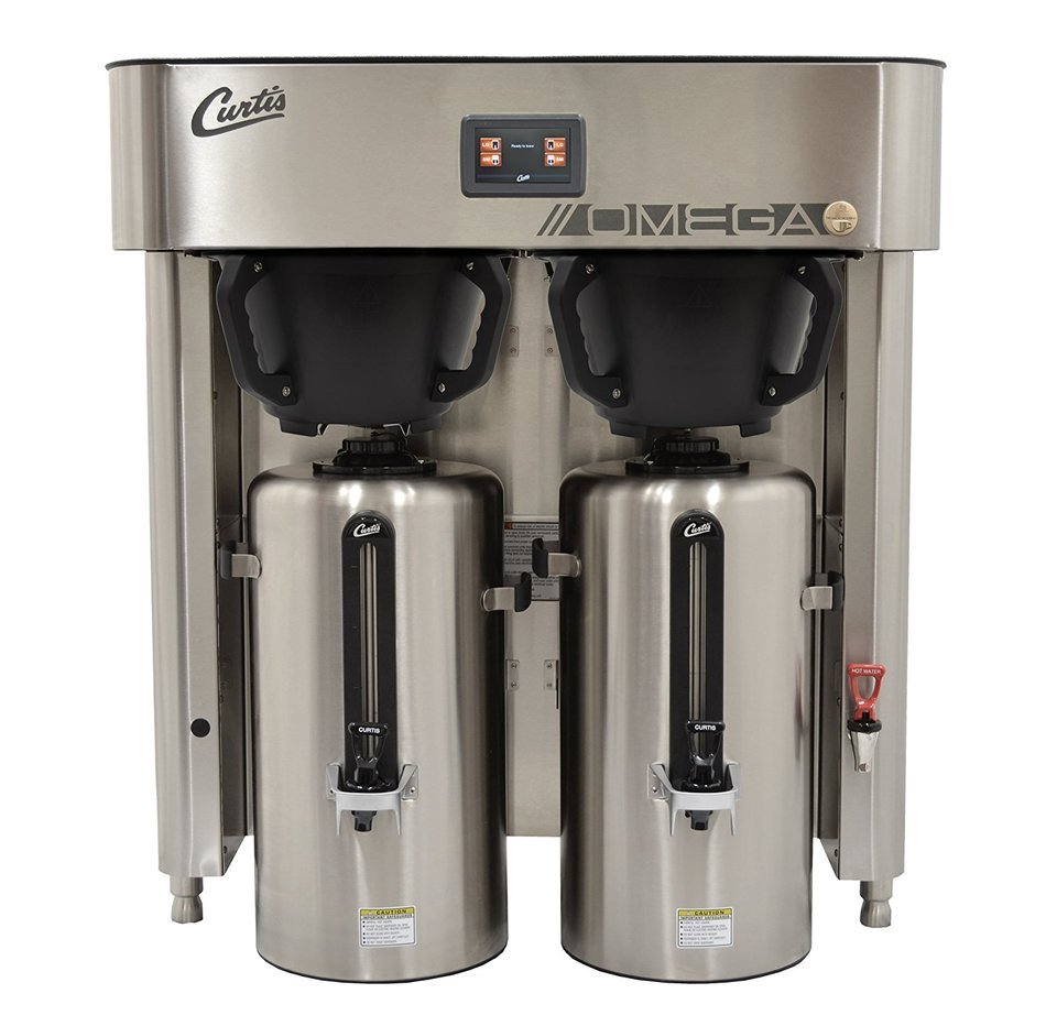 Wilbur Curtis G4 Omega Brewer 3.0 Gallon Twin Coffee Brewer, Standard 3Ph From Factory - Commercial High-Volume...