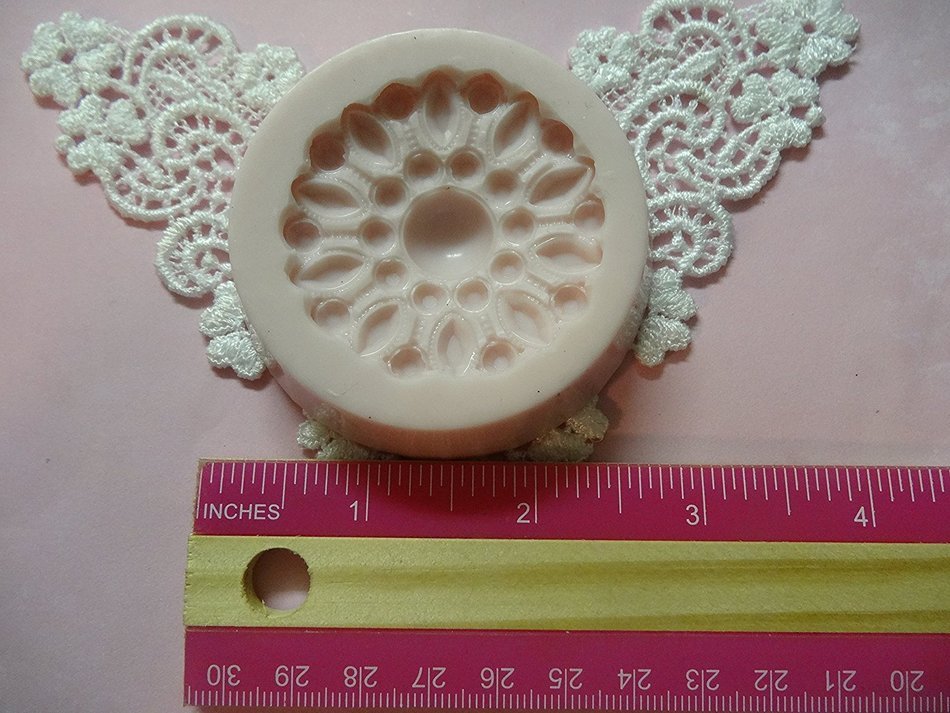 Diamonds Brooch, brooches Silicone Mold By Oh! Sweet Art FDA Approved for Food