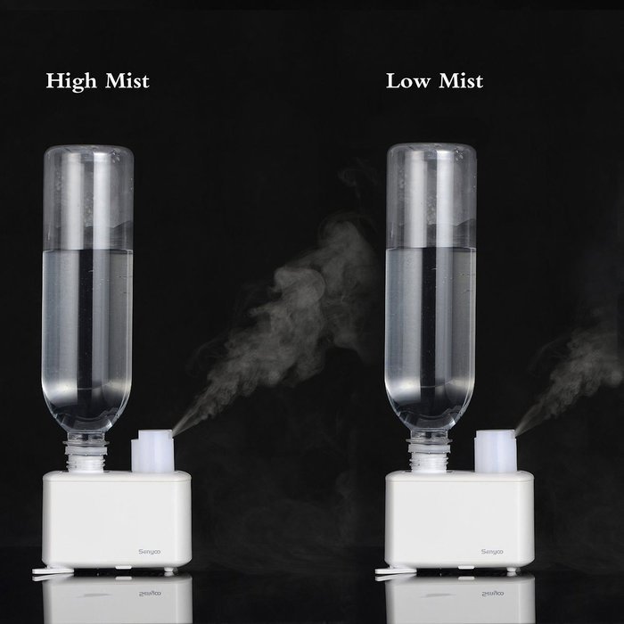 Senyoo Portable Humidifier Ultrasonic Cool Mist Essential Oil Aromatherapy Diffuser for the Home, Office or Travel... N2