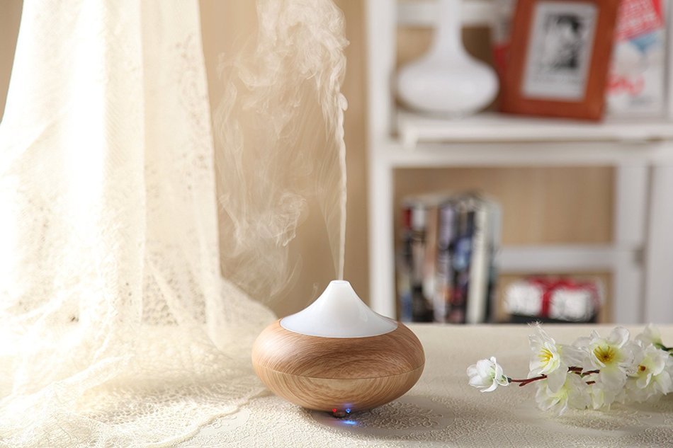 Cool Mist Humidifier Filter Free, Essential Oil Diffuser, Aromatherapy by SilverCrest, Whisper Quiet, 7 LED Colors... N6