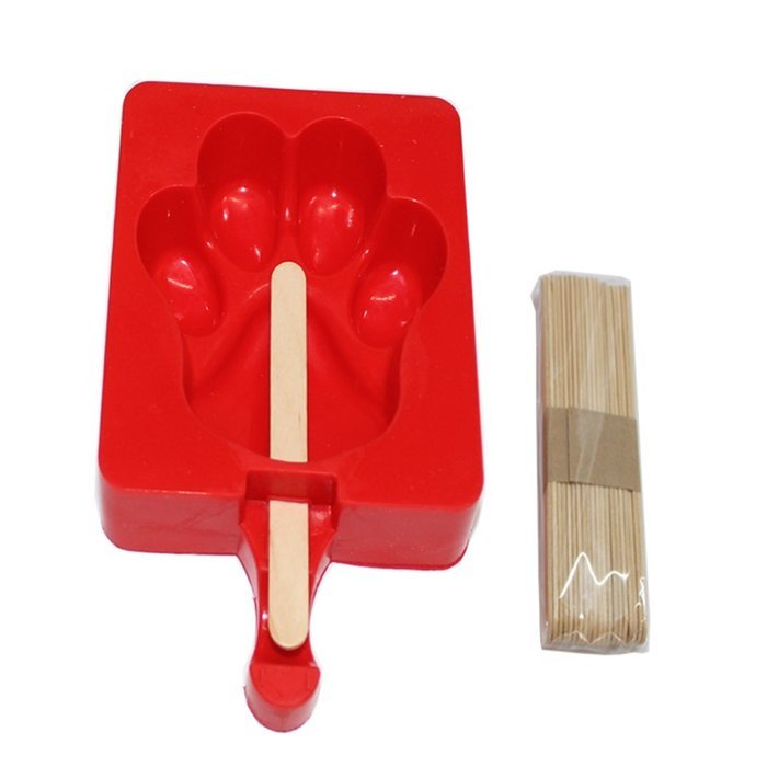 LeYu Life Cute Bear Paw Silicone Non Stick Cake Bread Mold Chocolate Cookie Cutter Cake Biscuit Jelly Candy Baking...