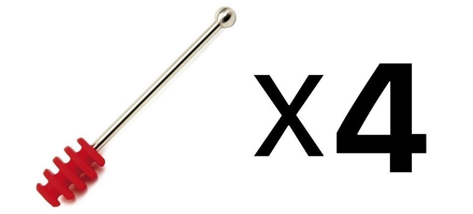 Silicone Honey Dipper (1, 4 Ounce)