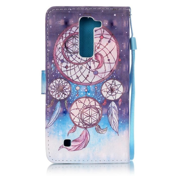LG K7 Case,LG Tribute 5 Case,Yaheeda [3D Colored Drawing] [Flip Fit] Premium PU Leather Card-Slots Cash-Slots... N69