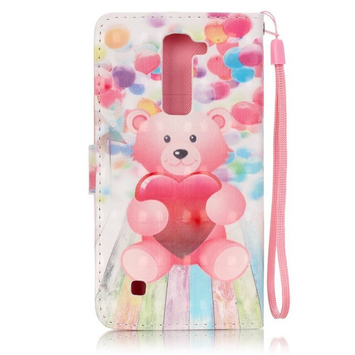 LG K7 Case,LG Tribute 5 Case,Yaheeda [3D Colored Drawing] [Flip Fit] Premium PU Leather Card-Slots Cash-Slots... N70