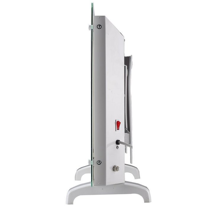 Homeleader Electric Panel Heater GH-15F, Crystal Glass Flat Convector Heater with LED Screen and Remote Control... N8