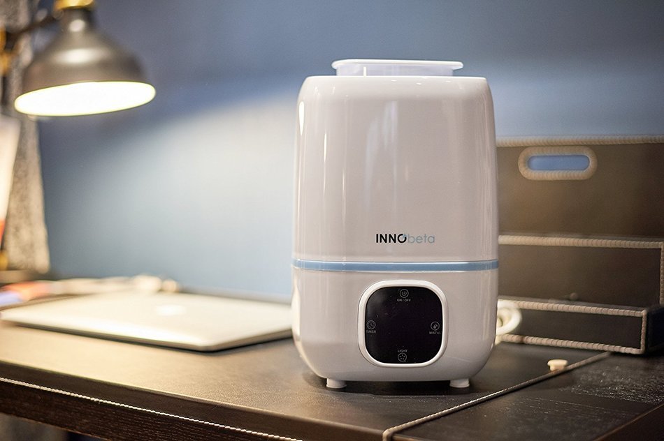 InnoBeta Fountain 3.0 Liter Ultrasonic Cool Mist Humidifier, Aroma Diffuser - Quiet, Auto Shut-off, Long Lasting... N6