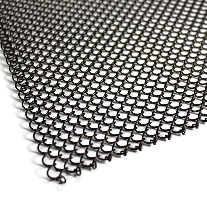 Midwest Hearth Fireplace Screen Mesh Curtain. 2 Panels Each 24" Wide. Includes Screen Pulls. Made in USA (20"... N4