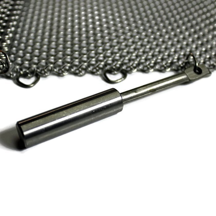 Midwest Hearth Fireplace Screen Mesh Curtain. 2 Panels Each 24" Wide. Includes Screen Pulls. Made in USA (20"... N6