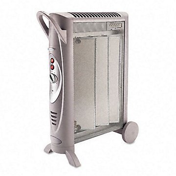 Micathermic Element 1500W Console Heater, 6w x 26-3/8d x 21-1/4h