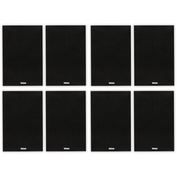 Acoustic Audio PSS-62 Bookshelf 6.5" Speakers 600 Watt 2 Way Home Theater Audio 4 Pair Pack PSS-62-4PR