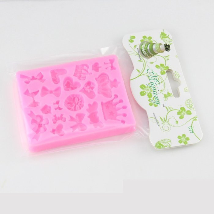 Mujiang Baking Molds Silicone Crown Fondant Mold Queen Candy Chocolate Molds For Sugar Craft Gum Pate Cake Decorating