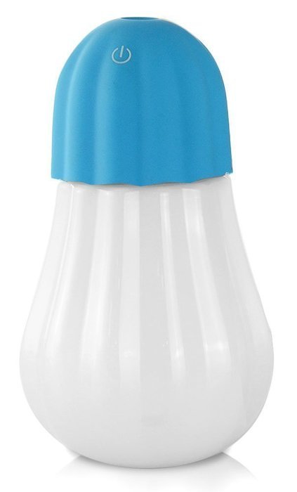 Pumpkin Mini USB Ultrasonic Humidifier Lamp Shape 350ml Purifier with Nightlight for Bedroom Living Room Car Home... N3
